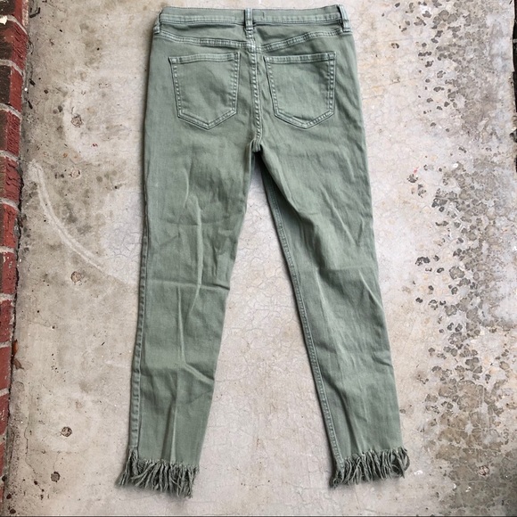 💸SOLD💸Free People Great Heights raw hem jeans - Picture 6 of 7